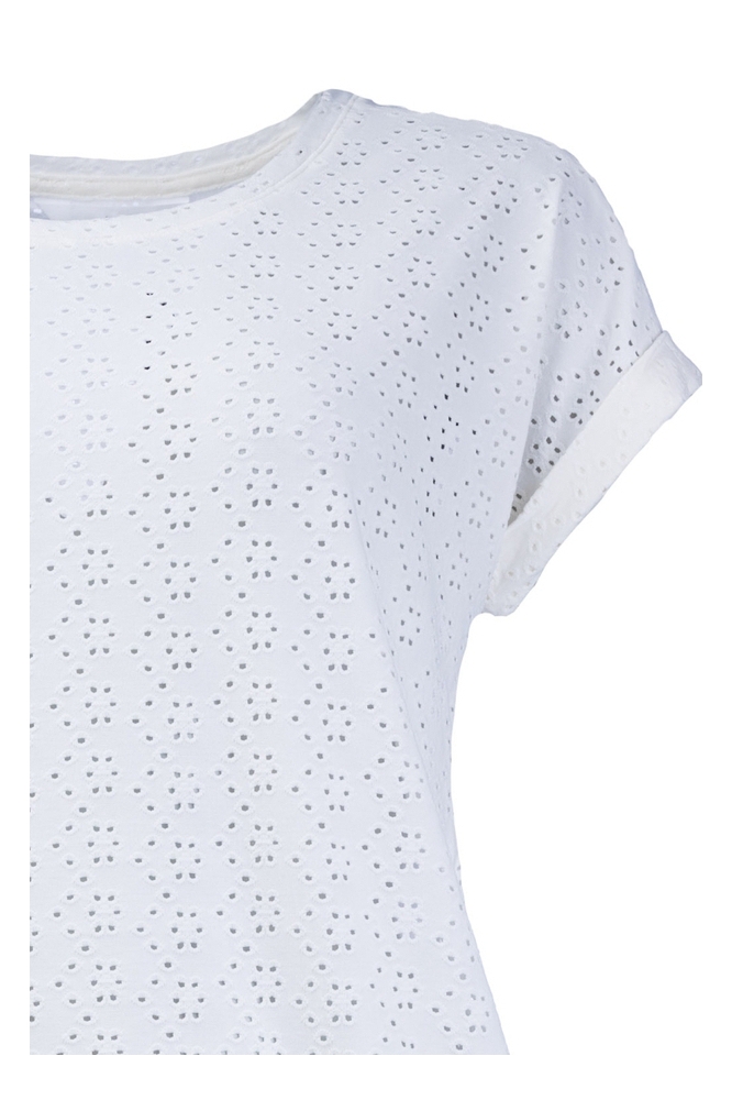 BRISIA AJOUR KNIT 25S4 U155 02 00 optical white